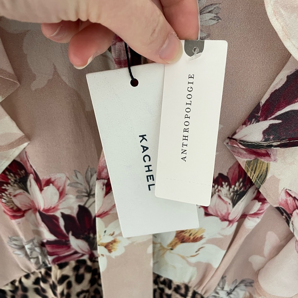 Kachel x Anthropologie Sedona Sunrise Silk Dress - Picture 9 of 11